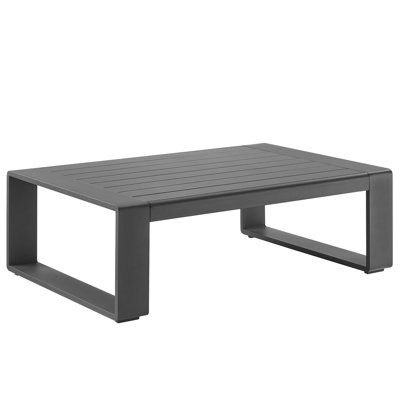 Table basse d'extérieur en aluminium Lirienne