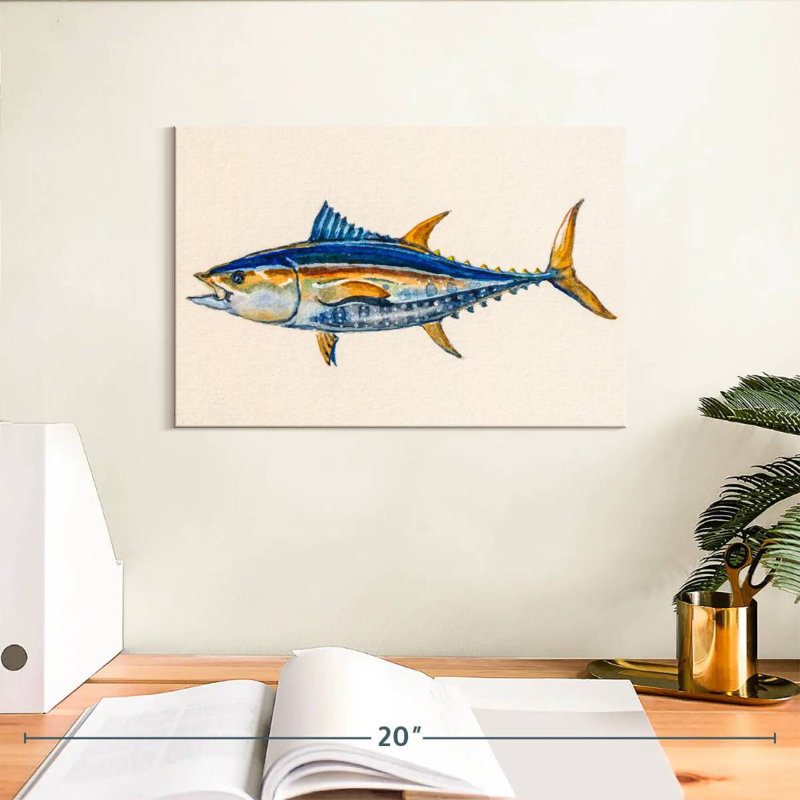 Exotic Tuna, 8" H x 12" W