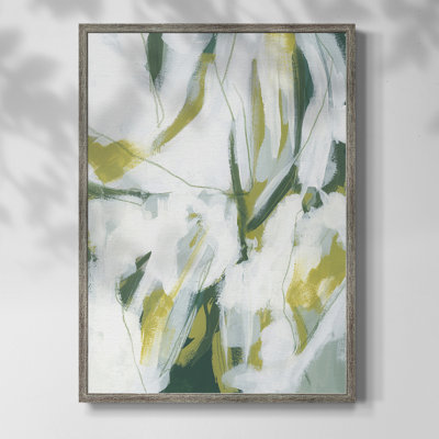 Emerald Ice I, reproduction encadrée - bois massif