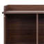 Bibliothèque à 10 tablettes, noyer