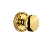 Grandeur Newport Rosette Single Dummy with Fifth Avenue Door Knob
