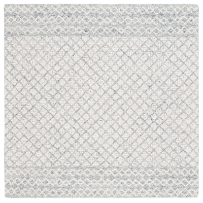 Abstract Hand Tufted Wool, Cotton Geometric Rug