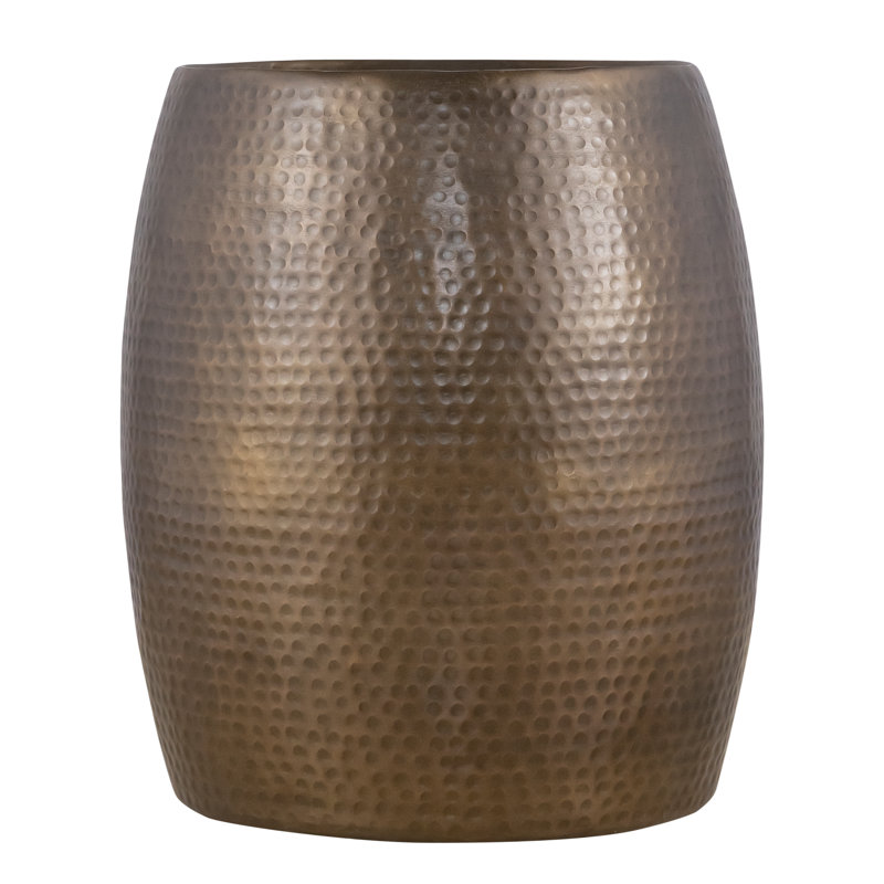 Suellen Auric Hammered End Table, Gold