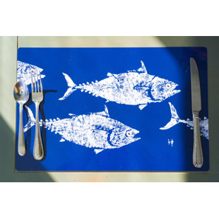 Vinyl Nautical Rectangle Placemat (Set of 10)