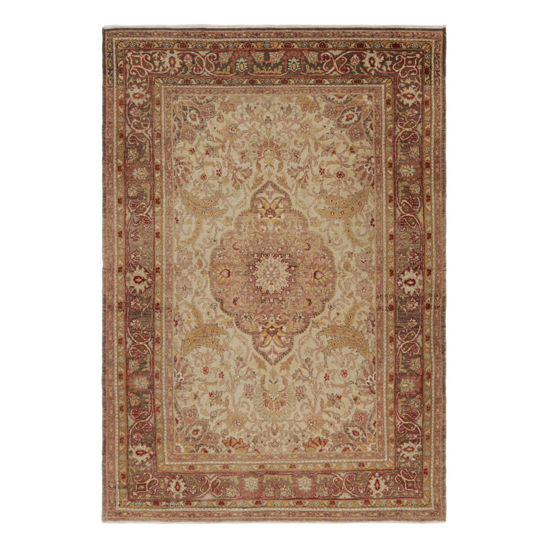 One-of-a-Kind 4'6x6'8 Hand Knotted Area Rug