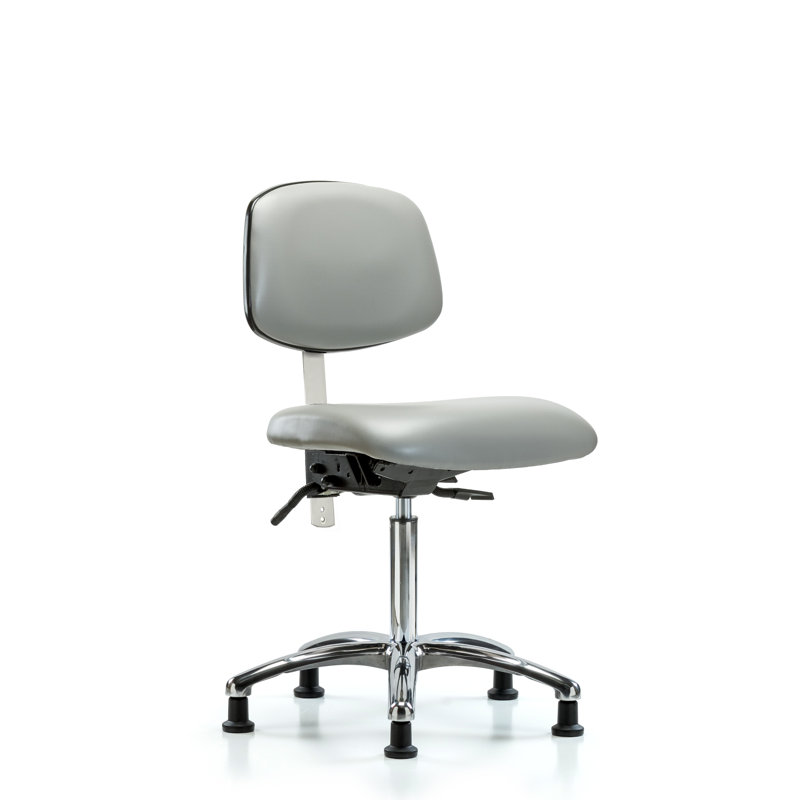 Chaise de travail Mia, Colombe, Patins, Inclus