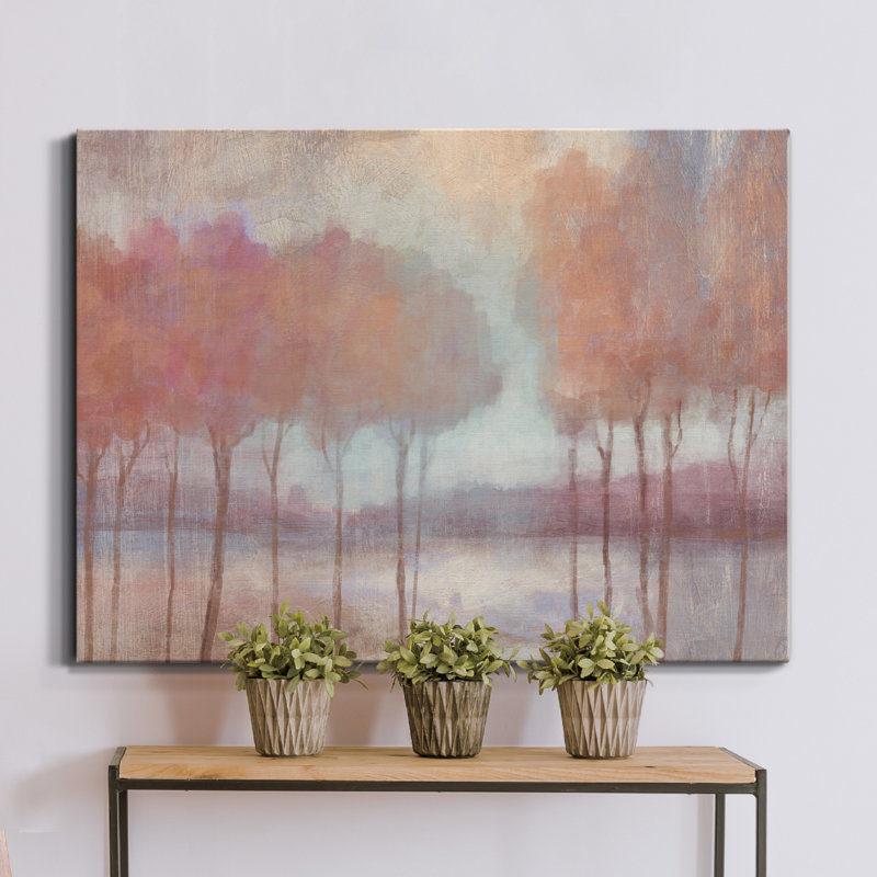 « Blushing »-reproduction sur toile tendue, H 20 po x l 16 po x P 1 po