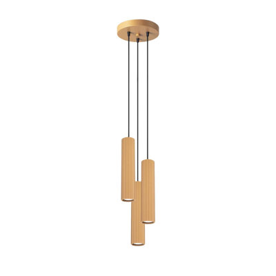 Bonina 3 - Light Brushed Nickel Pendant