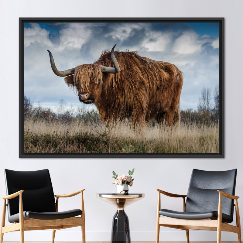 Print on Canvas, Floater Framed Print without Mat, 60 cm H x 90 cm W, Black