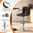 Pete Swivel Upholstered Adjustable Height Counter Stool with Metal Frame-700092082