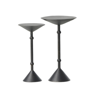 Printa Nesting End Tables-Black Antique