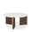 White/Dark Brown