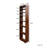 7-Tier Pantry Cabinet with Open Shelves & Wooden Frame