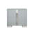 Lorne Classic 2-Drawer Nightstand With Mirrored Accents And Metal Feet