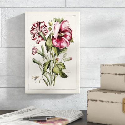 Pink Hibiscus - Print on Canvas