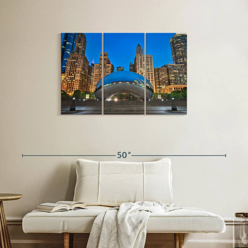 Sireci Cloud Gate Sculpture, 24" H x 38" W