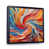 Black Floater Framed