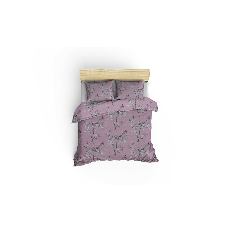 Ensemble de housse de couette 100% coton, Housse de couette très grand + 2 taies d'oreiller