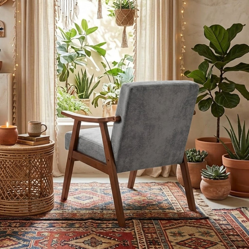 Fauteuil de réception Maret 30,71 po, Tissu gris Tech