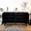 Light luxury French retro art sideboard cabinet
