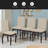 Set Of 4 Dining Chairs Wood Upholstered Fabirc Dining Room Chairs With Nailhead-281558854