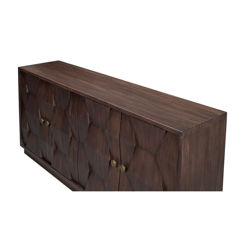 Preston 74'' W Solid Wood Sideboard