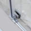 Porte de douche coulissante simple sans cadre l 60 po x H 76 po avec verre transparent à fermeture douce-102079254