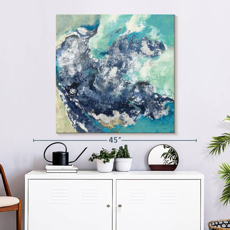 Turquoise Avery, 33" H x 33" W