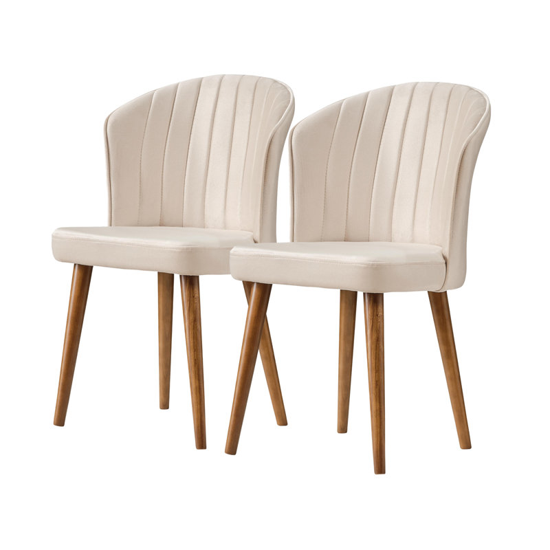 Chaise de salle à manger Tarunnam, Beige 2