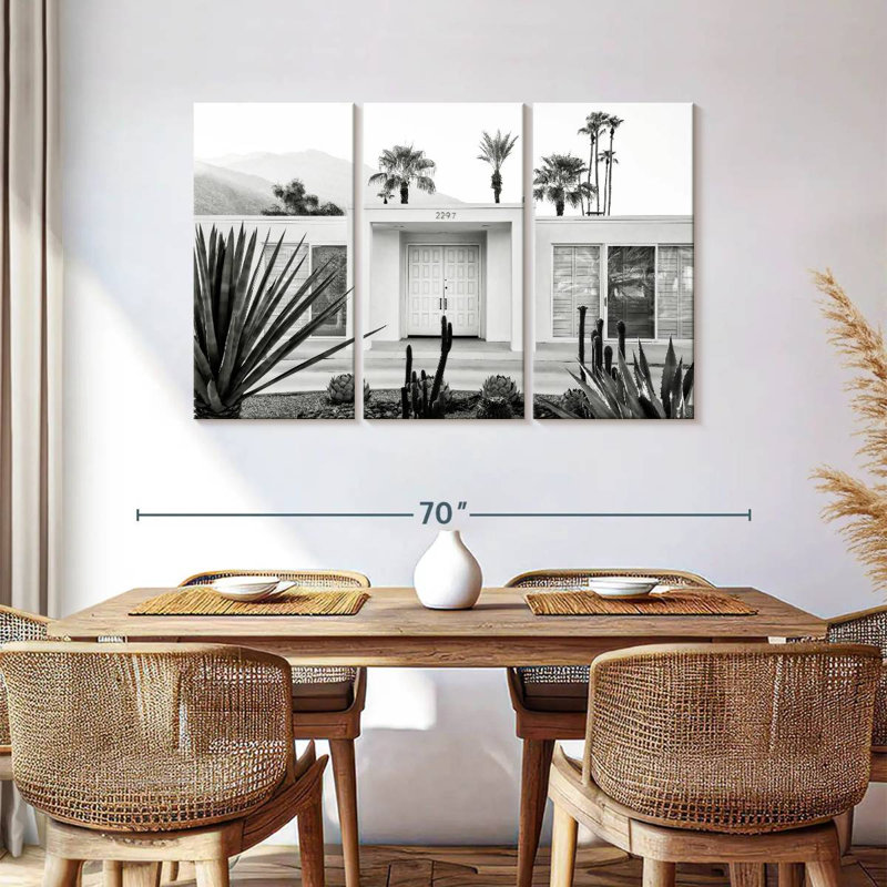 Nicci Black California - Palm Springs White House, H 36 po x l 57 po