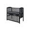 Waffi Space Saver Cot Black With Mattress 