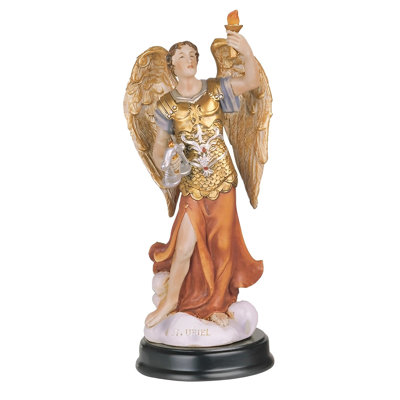 5"H Archangel Uriel Angel of Wisdom Holy Figurine