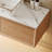 48" Brown Modern Single Bathroom Vanity With Ceramic Basin