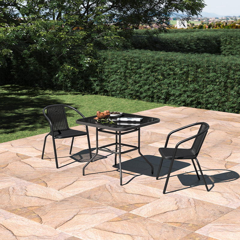 Baywood 2 - Person Patio Dining Set with Square Table