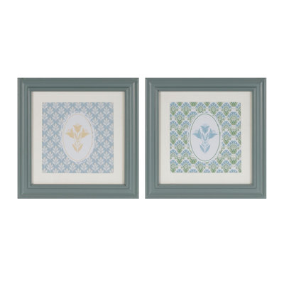 Framed Floral Wall Print
