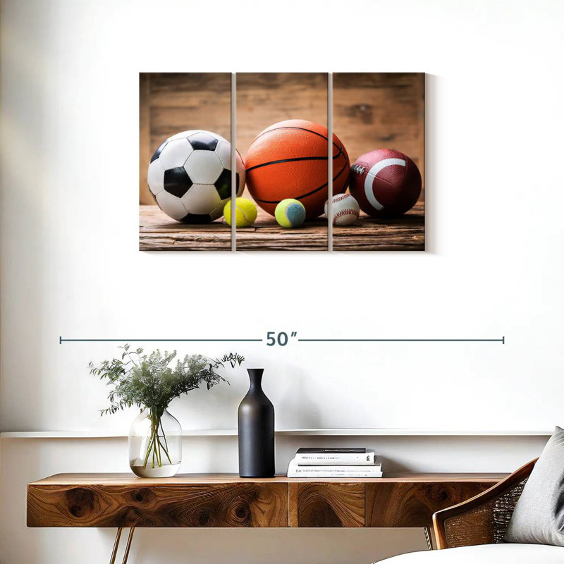 Sireci Sports Balls, 20" H x 33" W