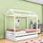 Twin Wooden House-Shaped Bed With Twin Trundle