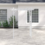 Wellington 72'' W x 41'' D Polyvinyl Chloride (PVC) Arbor
