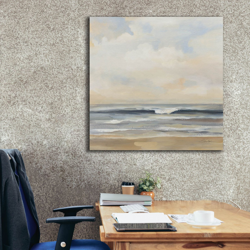 «Haze» par Silvia Vassileva, art mural sur toile, H 37 po x l 37 po x P 1,5 po