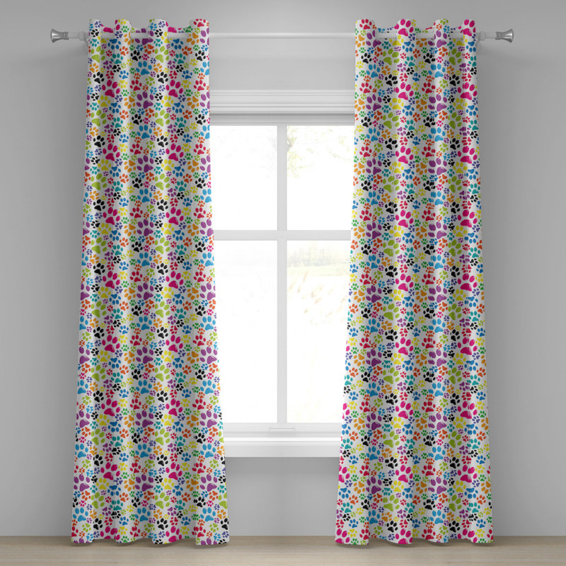 Sateen Blackout Curtain Pair, 50" W x 54" L