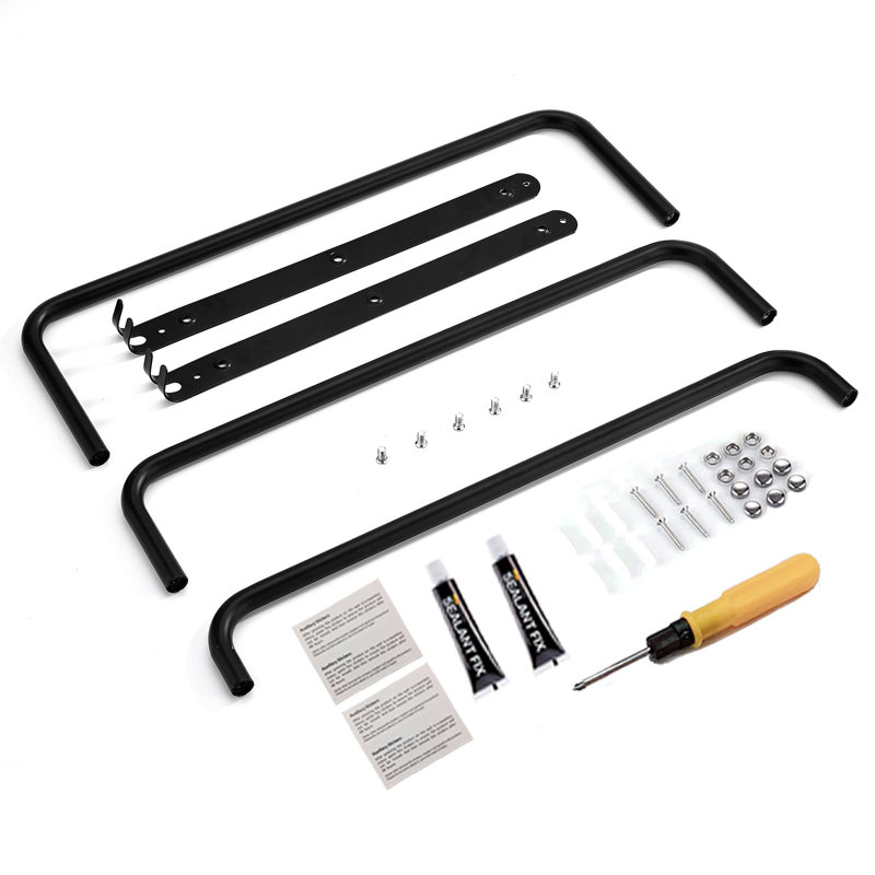Kandra 40cm 3 Towel Bar, Black