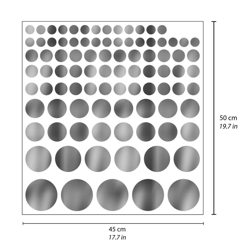 Abstract Non-Wall Damaging Wall Decal