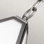 Wells 1 - Light Polished Nickel Geometric Pendant-28213473