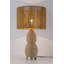 Lampe de table en rotin 27 po avec gradateur tactile USB 3 voies Brise-399147225