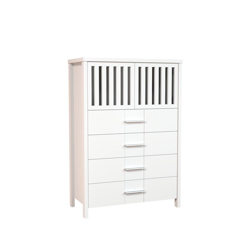 Chariti 90cm W 4 - Drawer Chest of Drawers, White