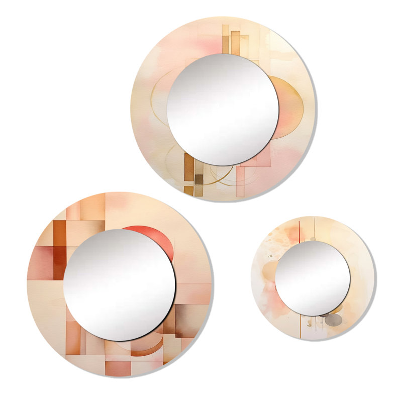 Hisamuddin Metal Round Mirror
