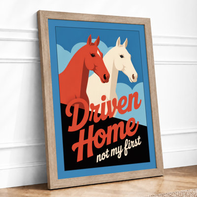 Driven Home Vintage - Framed Print