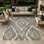 Tapis Ceajay ACN3071 Ikat lavable à la machine pour intérieur/extérieur-245016407-245016422