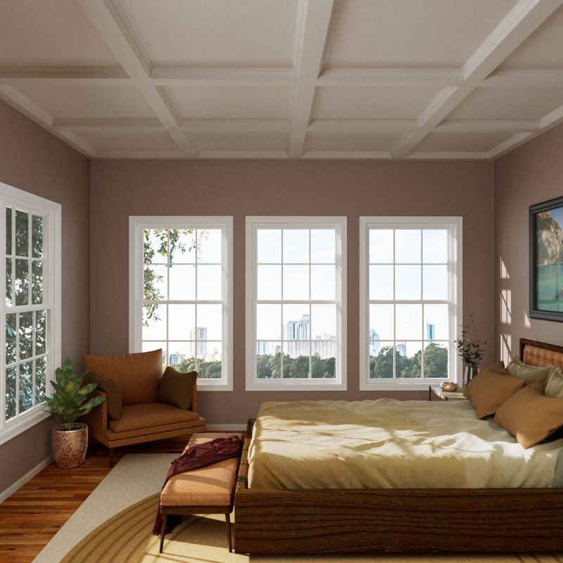 Endurathane Monique Window & Door Casing, 2 7/8"H x 3/4"P x 94 1/2"L, Factory Primed