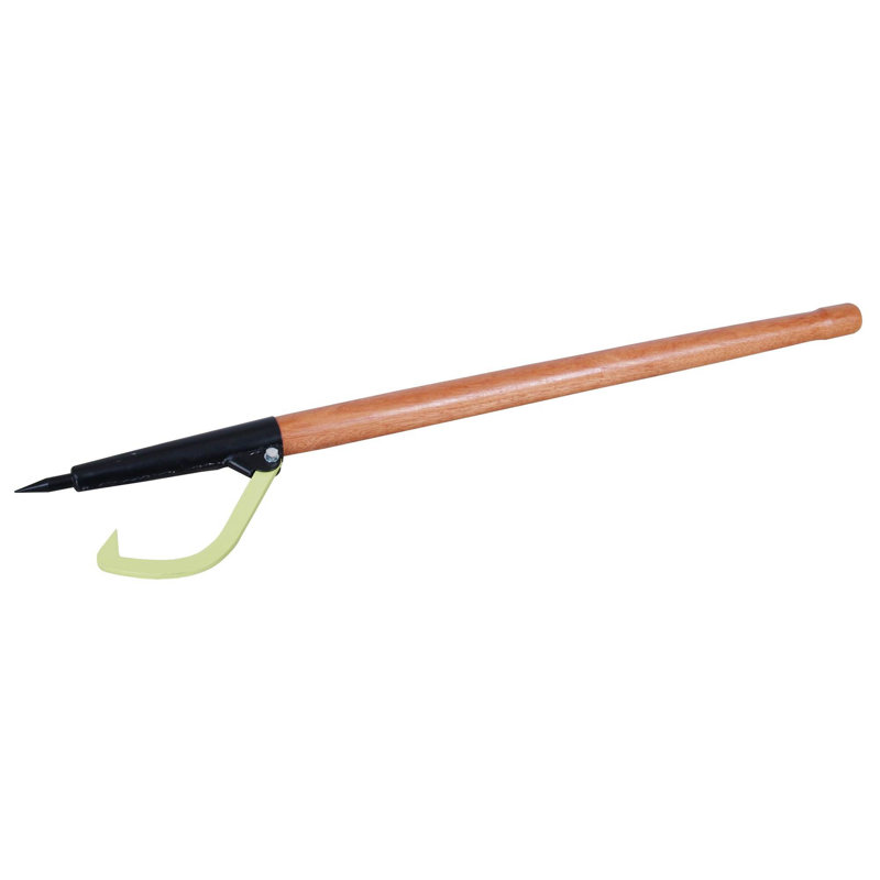 0FA3D7D34C8B4EC19F3E49E281AD9795 4 Foot Wood Handle Logging Forestry Log Rolling Peavey Hook